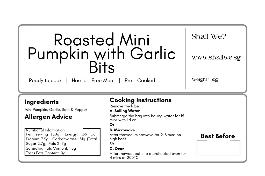 Roasted mini pumpking with garlic bits.webp