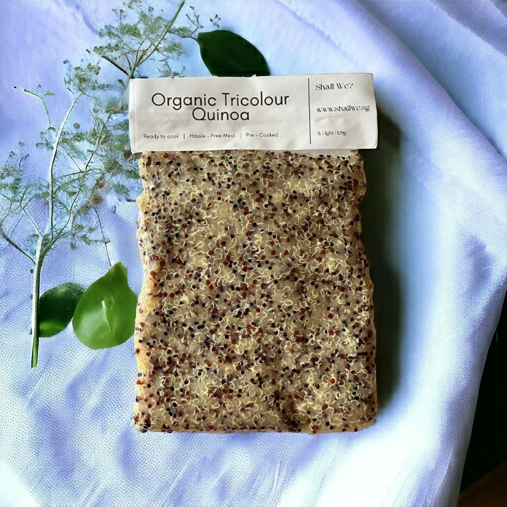 Precooked Organic Tricolor Quinoa (Frozen) - 120g