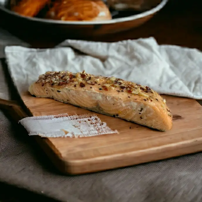 Precooked Baked Chili Lime Salmon - 100g 