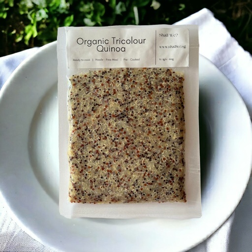 Precooked Organic Tricolor Quinoa (Frozen) - 160g 