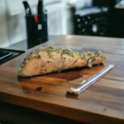 Precooked Baked Creamy Dill Salmon - 100g (SP)